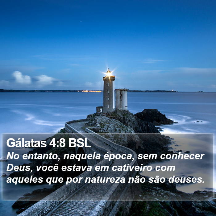 Gálatas 4:8 BSL Bible Study