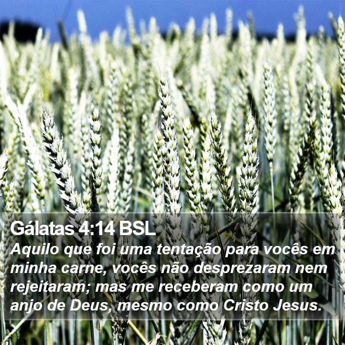 Gálatas 4:14 BSL Bible Study