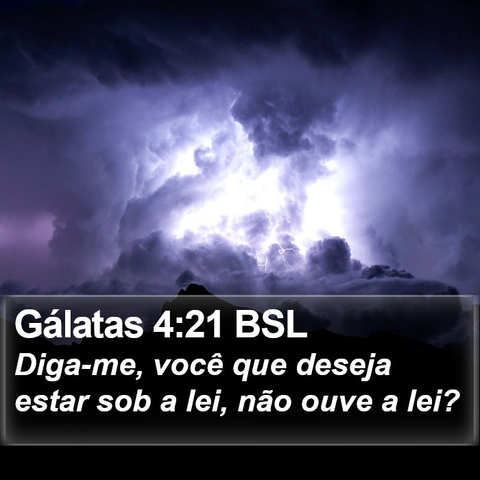 Gálatas 4:21 BSL Bible Study