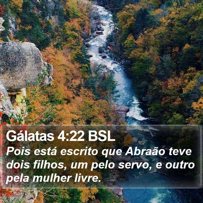 Gálatas 4:22 BSL Bible Study