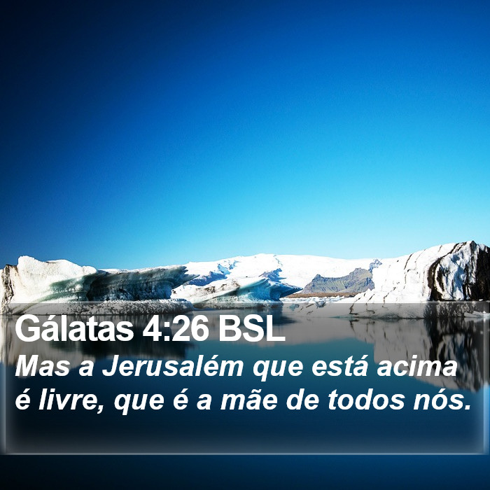 Gálatas 4:26 BSL Bible Study