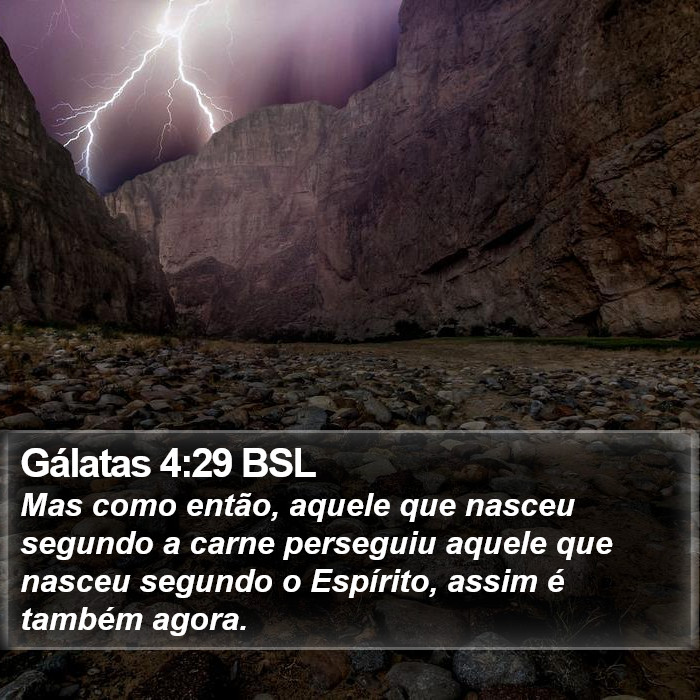 Gálatas 4:29 BSL Bible Study