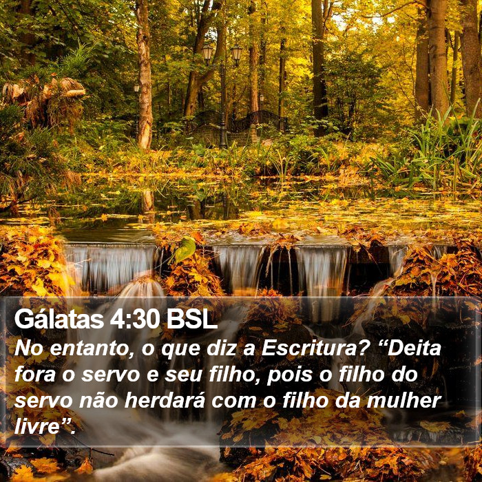 Gálatas 4:30 BSL Bible Study