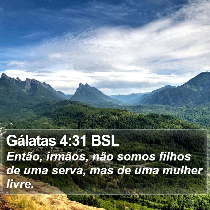 Gálatas 4:31 BSL Bible Study