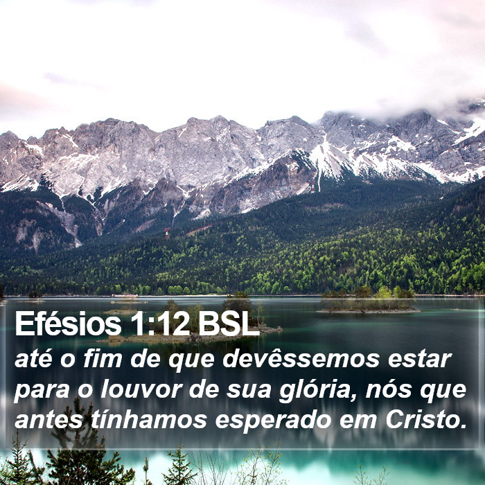 Efésios 1:12 BSL Bible Study