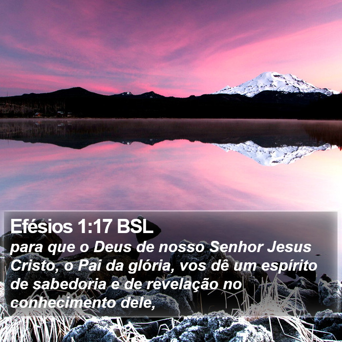 Efésios 1:17 BSL Bible Study