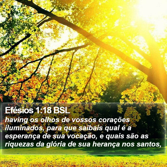 Efésios 1:18 BSL Bible Study