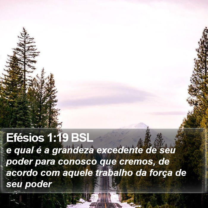 Efésios 1:19 BSL Bible Study