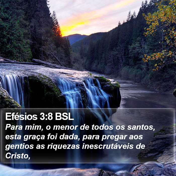Efésios 3:8 BSL Bible Study