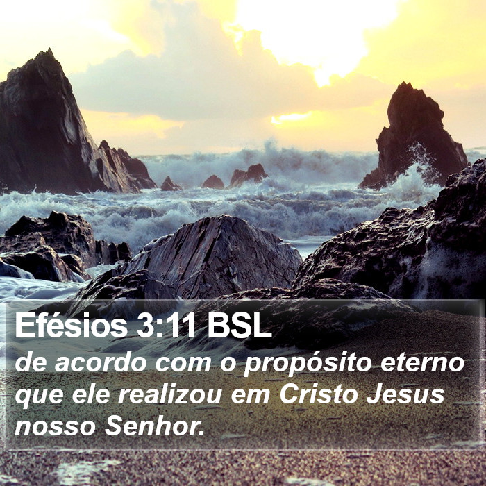 Efésios 3:11 BSL Bible Study