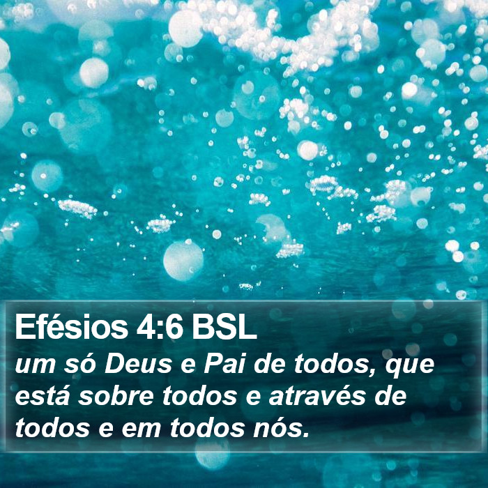 Efésios 4:6 BSL Bible Study