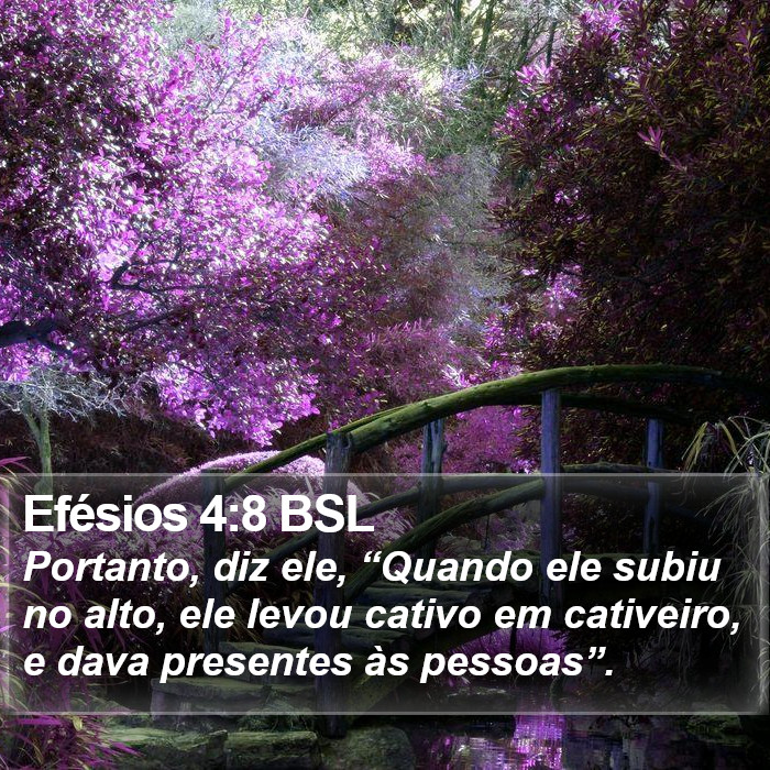 Efésios 4:8 BSL Bible Study