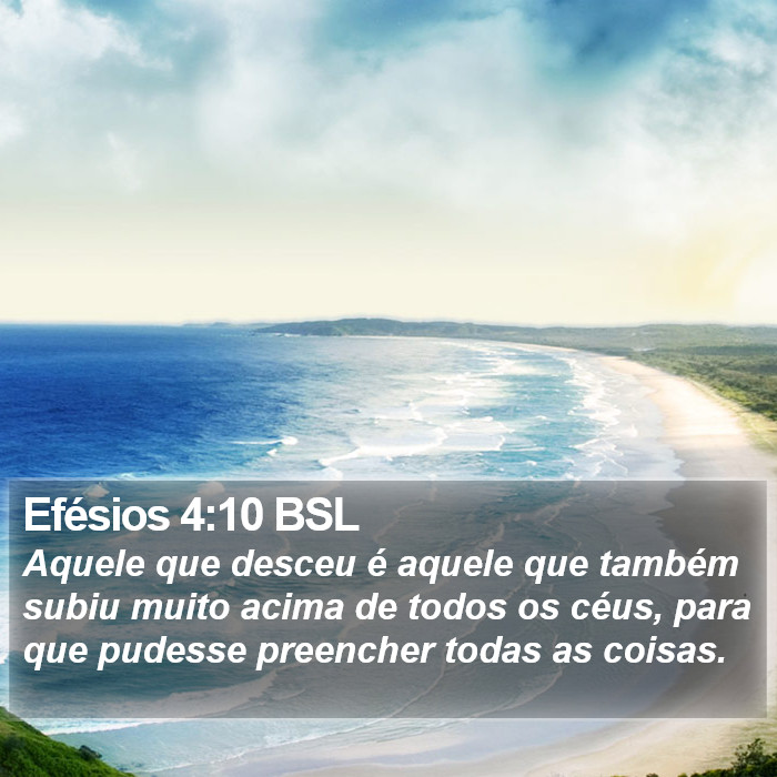 Efésios 4:10 BSL Bible Study