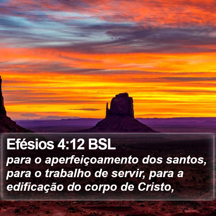 Efésios 4:12 BSL Bible Study