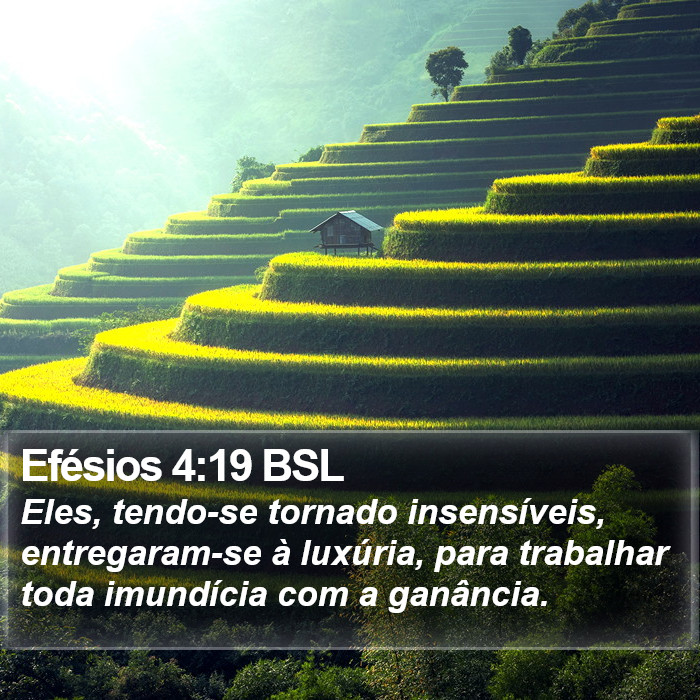 Efésios 4:19 BSL Bible Study