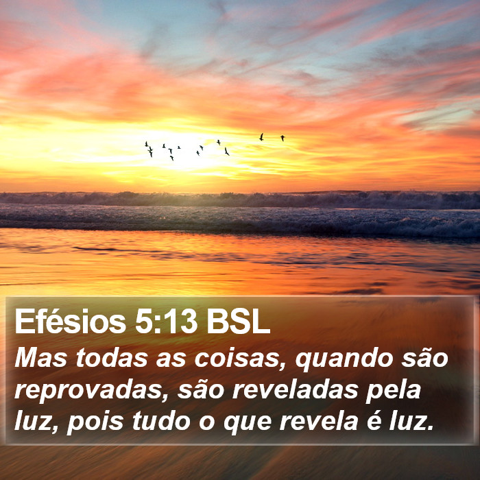 Efésios 5:13 BSL Bible Study