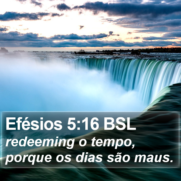 Efésios 5:16 BSL Bible Study