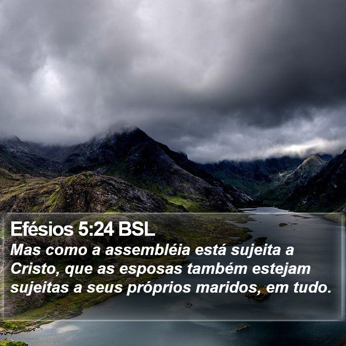 Efésios 5:24 BSL Bible Study