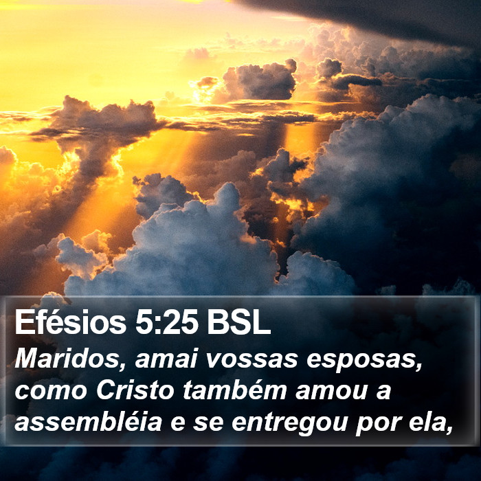 Efésios 5:25 BSL Bible Study