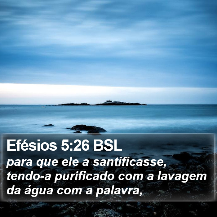 Efésios 5:26 BSL Bible Study