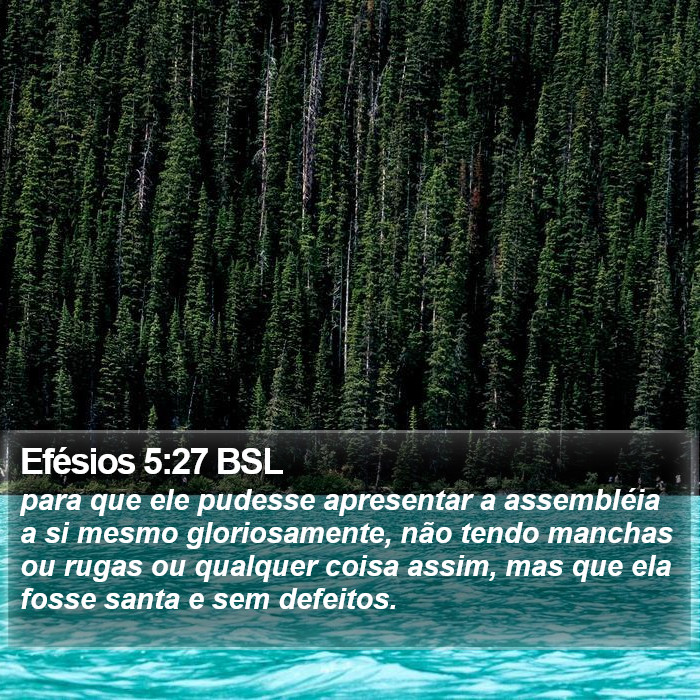 Efésios 5:27 BSL Bible Study