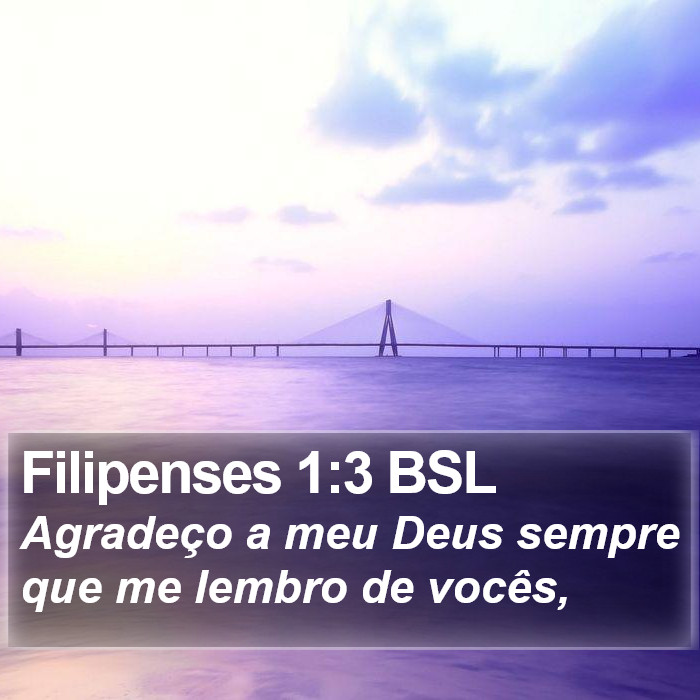 Filipenses 1:3 BSL Bible Study