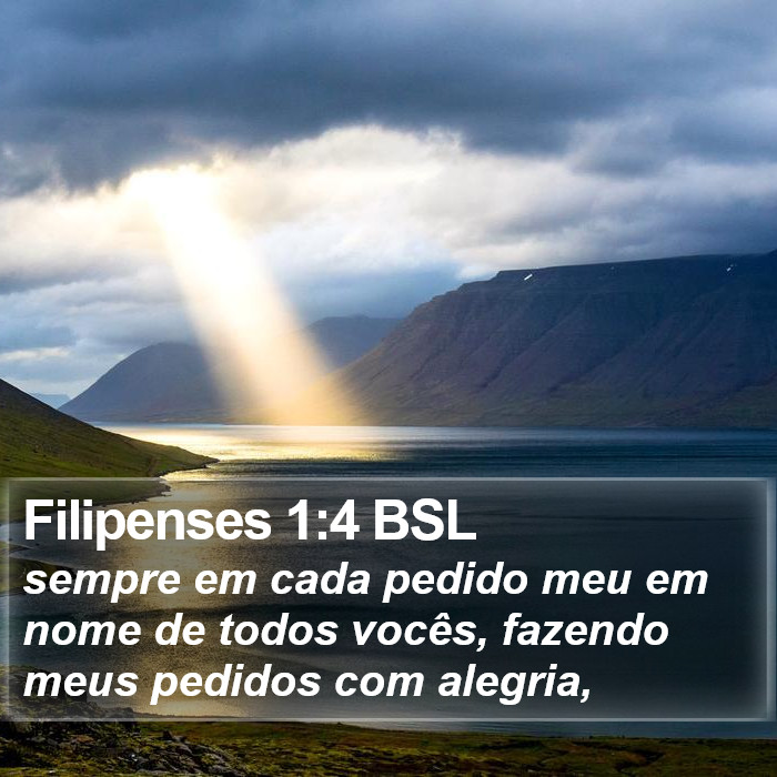 Filipenses 1:4 BSL Bible Study