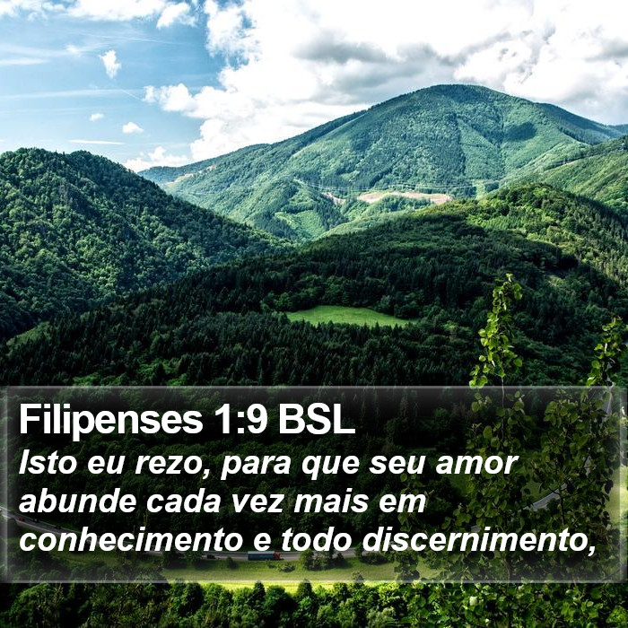 Filipenses 1:9 BSL Bible Study