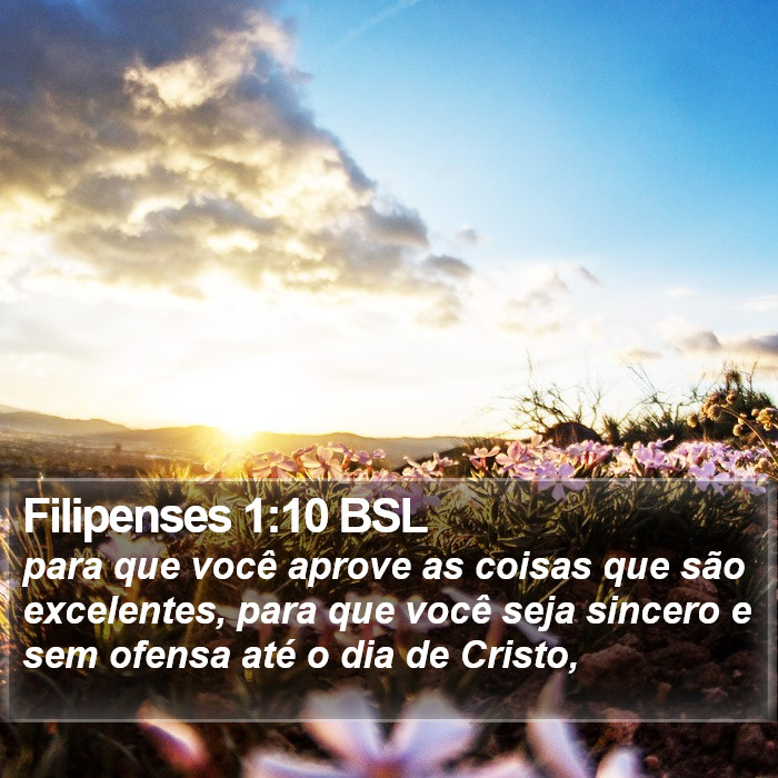 Filipenses 1:10 BSL Bible Study