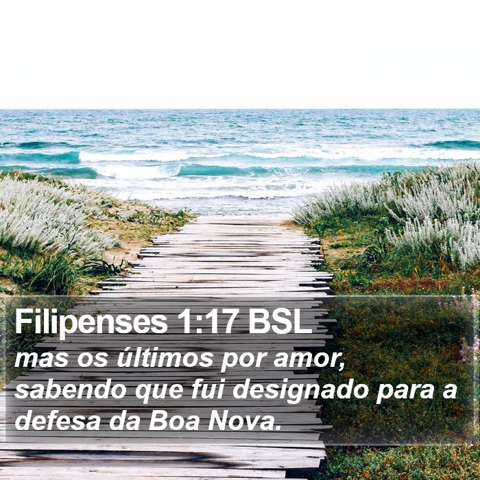 Filipenses 1:17 BSL Bible Study