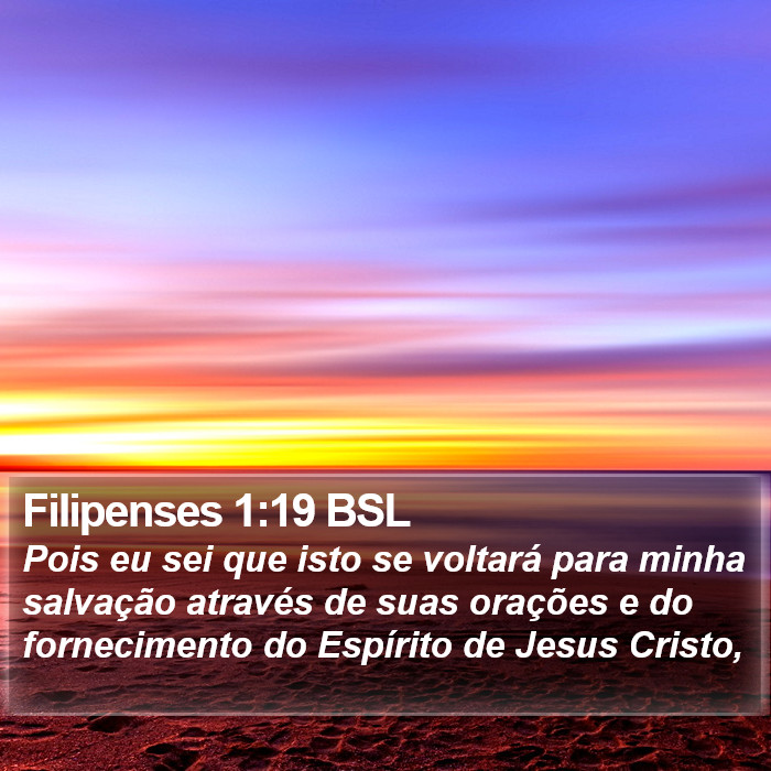 Filipenses 1:19 BSL Bible Study