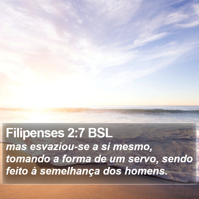 Filipenses 2:7 BSL Bible Study