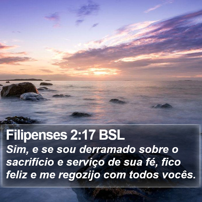 Filipenses 2:17 BSL Bible Study