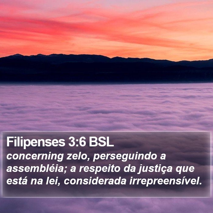 Filipenses 3:6 BSL Bible Study