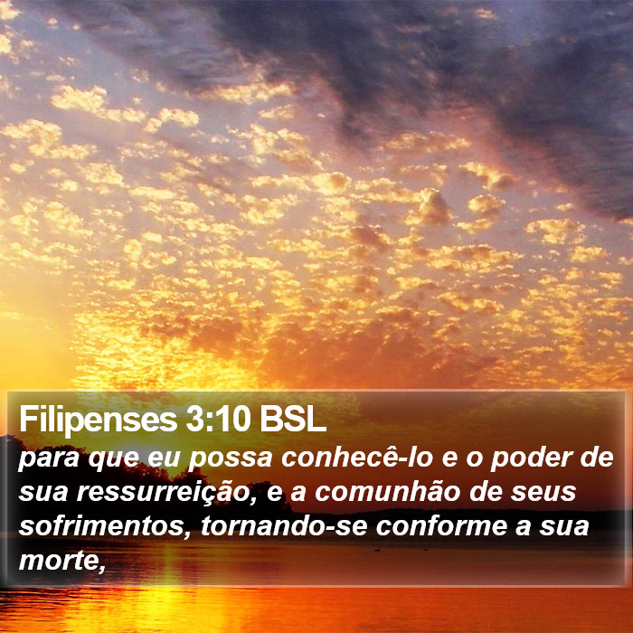 Filipenses 3:10 BSL Bible Study