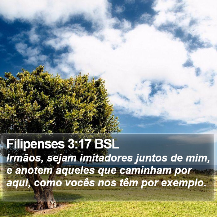 Filipenses 3:17 BSL Bible Study