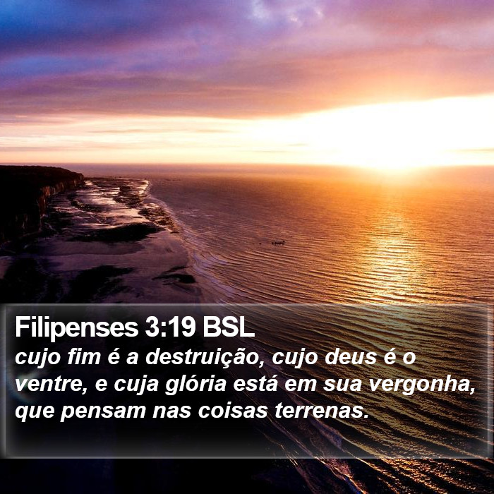 Filipenses 3:19 BSL Bible Study