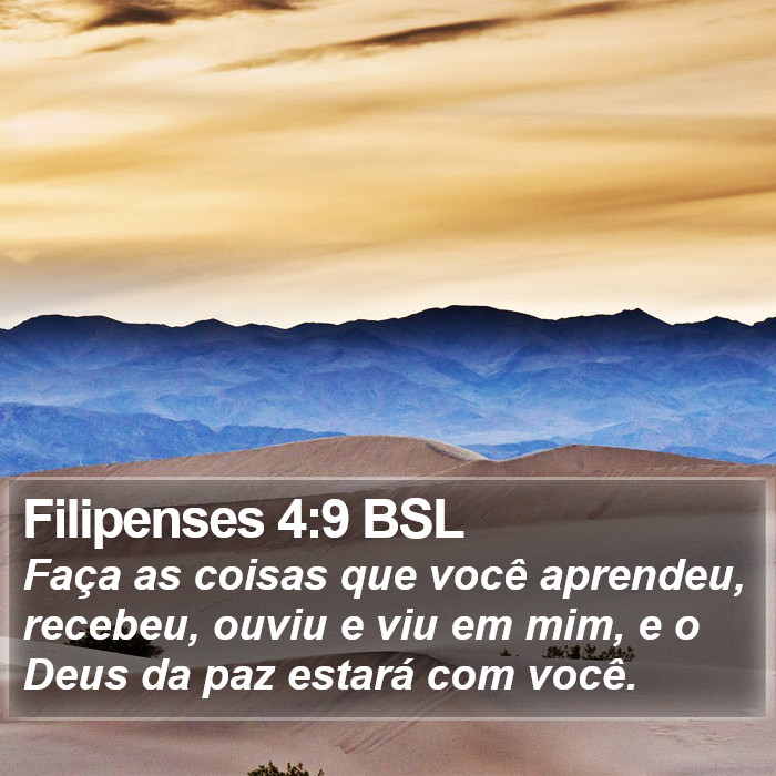 Filipenses 4:9 BSL Bible Study