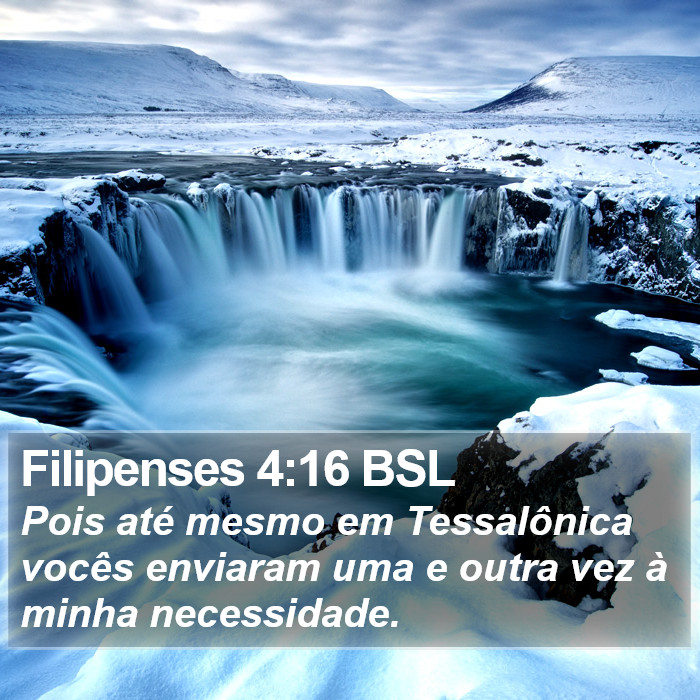 Filipenses 4:16 BSL Bible Study