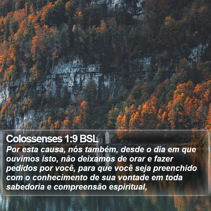 Colossenses 1:9 BSL Bible Study