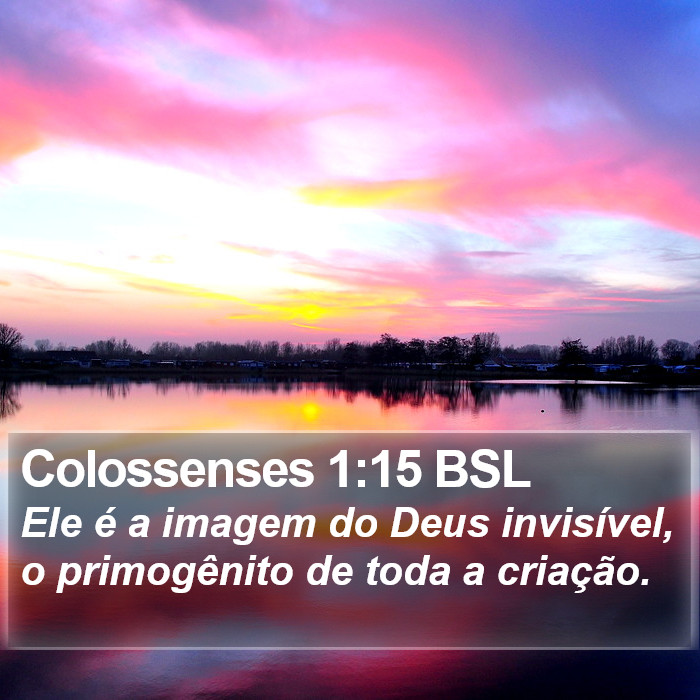 Colossenses 1:15 BSL Bible Study