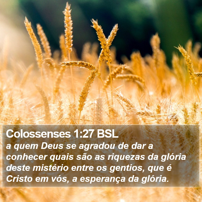 Colossenses 1:27 BSL Bible Study