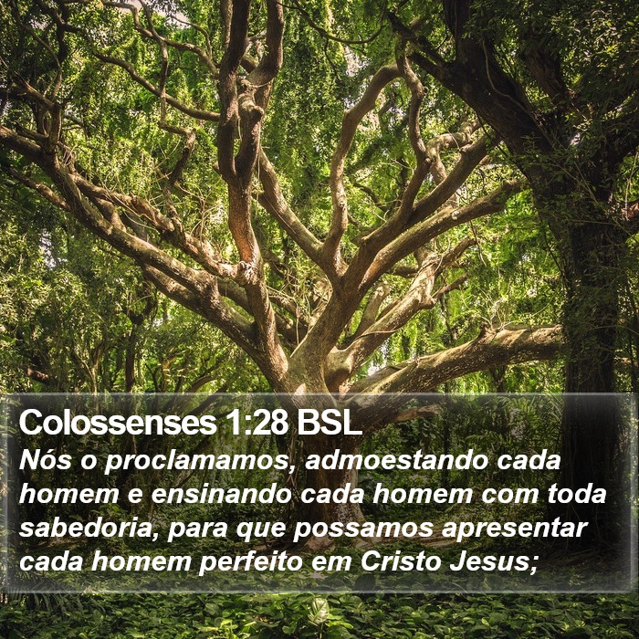 Colossenses 1:28 BSL Bible Study