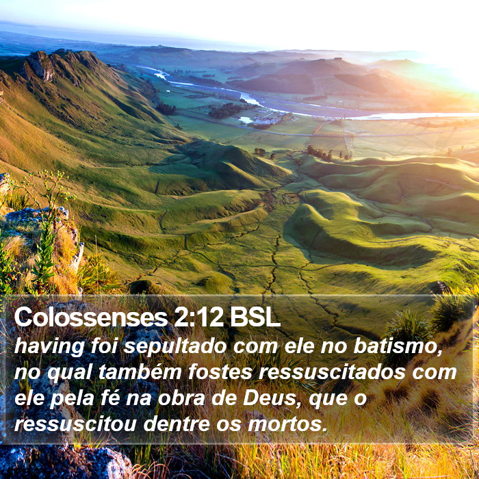 Colossenses 2:12 BSL Bible Study