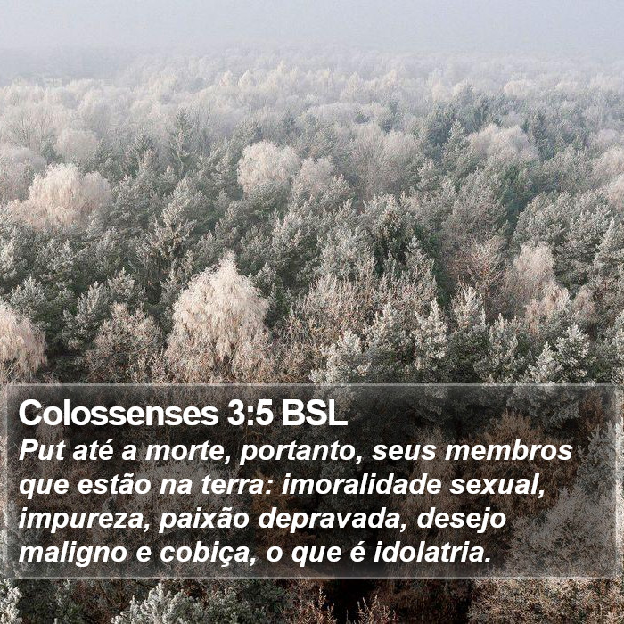Colossenses 3:5 BSL Bible Study
