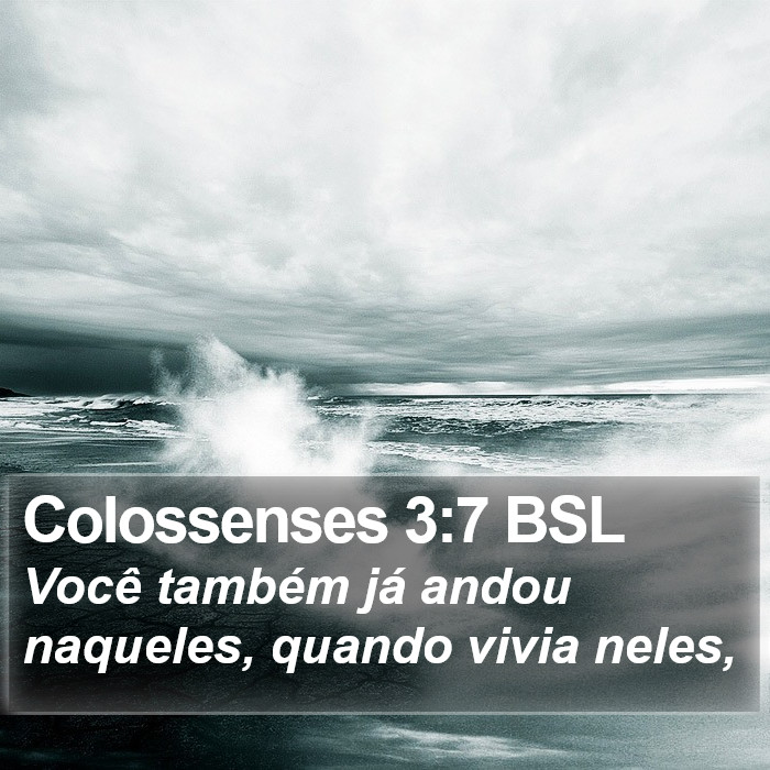 Colossenses 3:7 BSL Bible Study