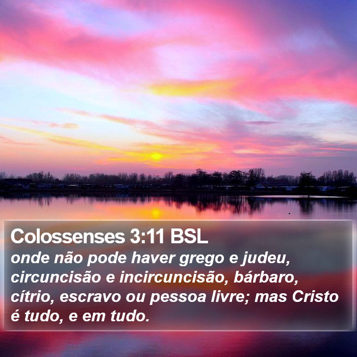 Colossenses 3:11 BSL Bible Study