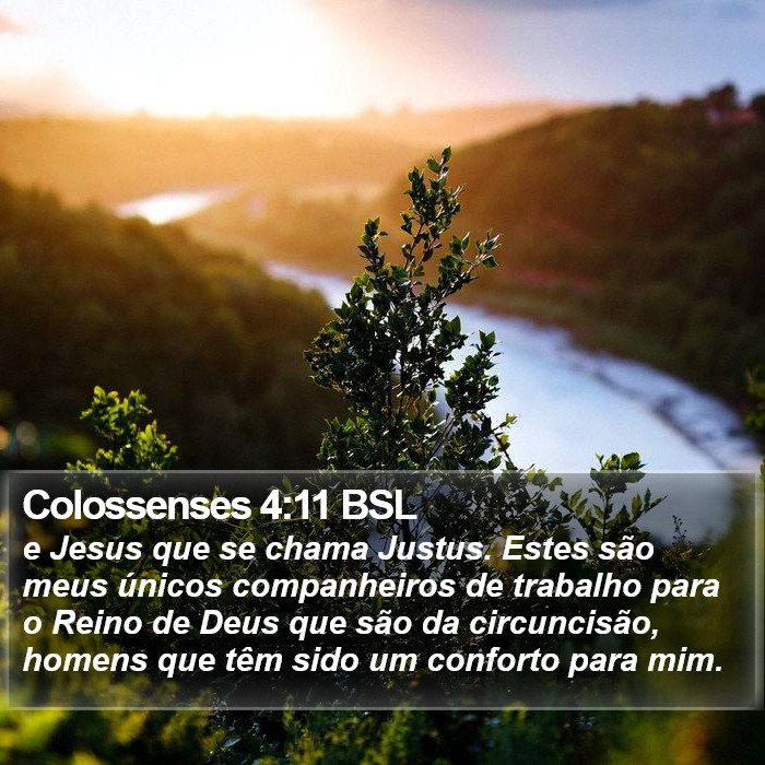 Colossenses 4:11 BSL Bible Study