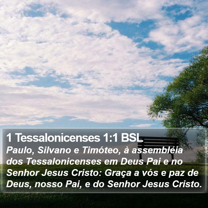 1 Tessalonicenses 1:1 BSL Bible Study