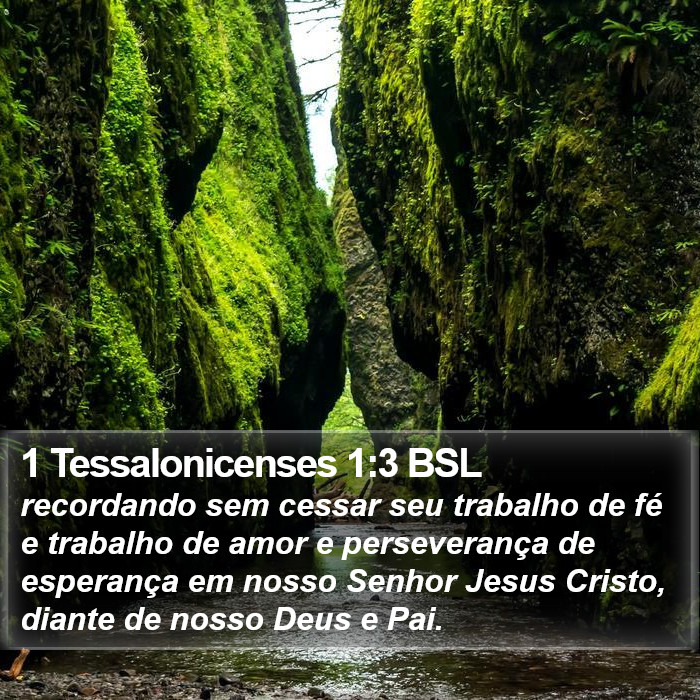 1 Tessalonicenses 1:3 BSL Bible Study